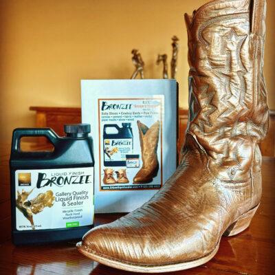 Bronze it Yourself Cowboy boot Kit